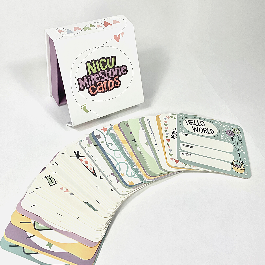 NICU Milestone Photo Cards
